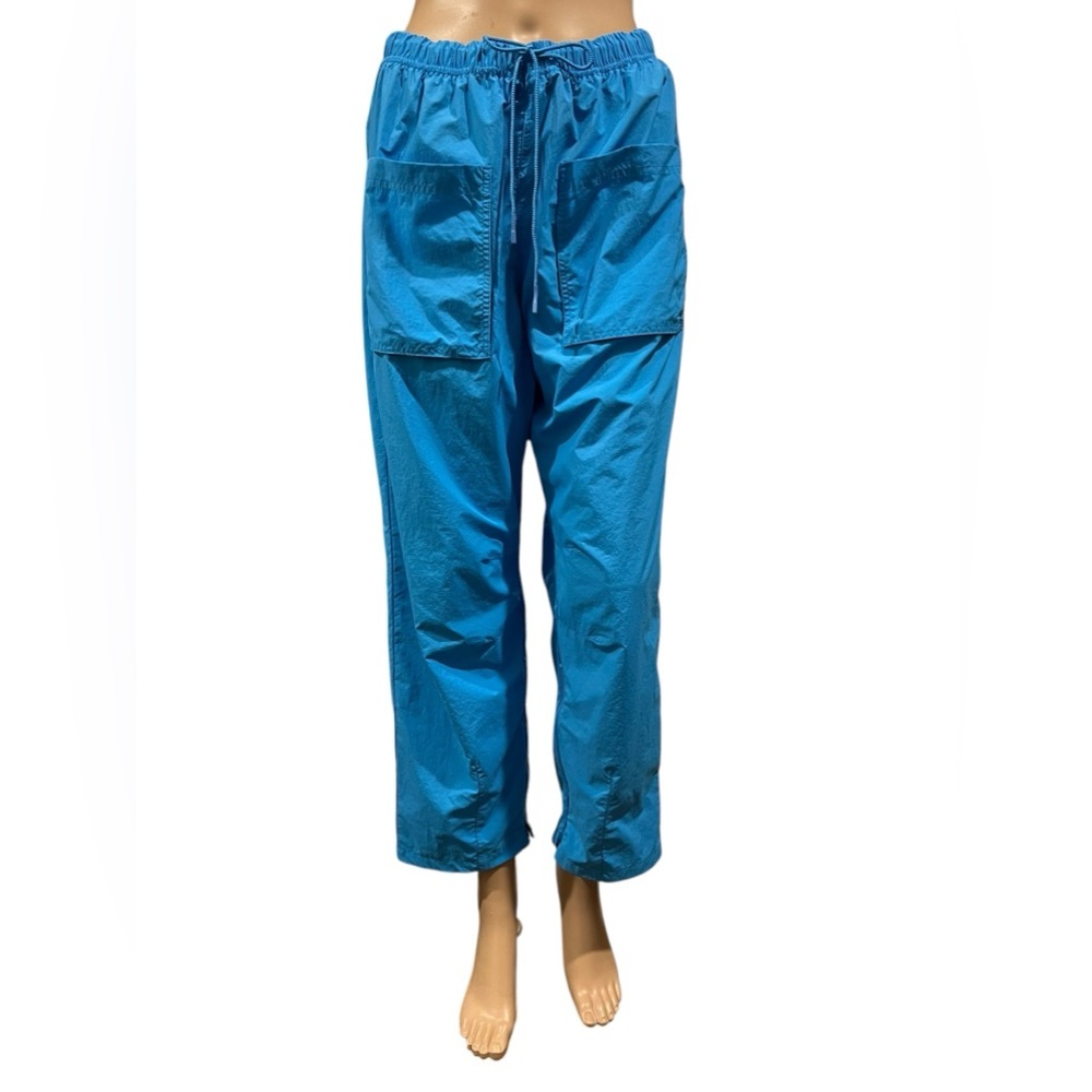 Free People Movement Pant Womens Fly By Night Drawstring Wavy Blue Hiking Small - Picture 3 of 13